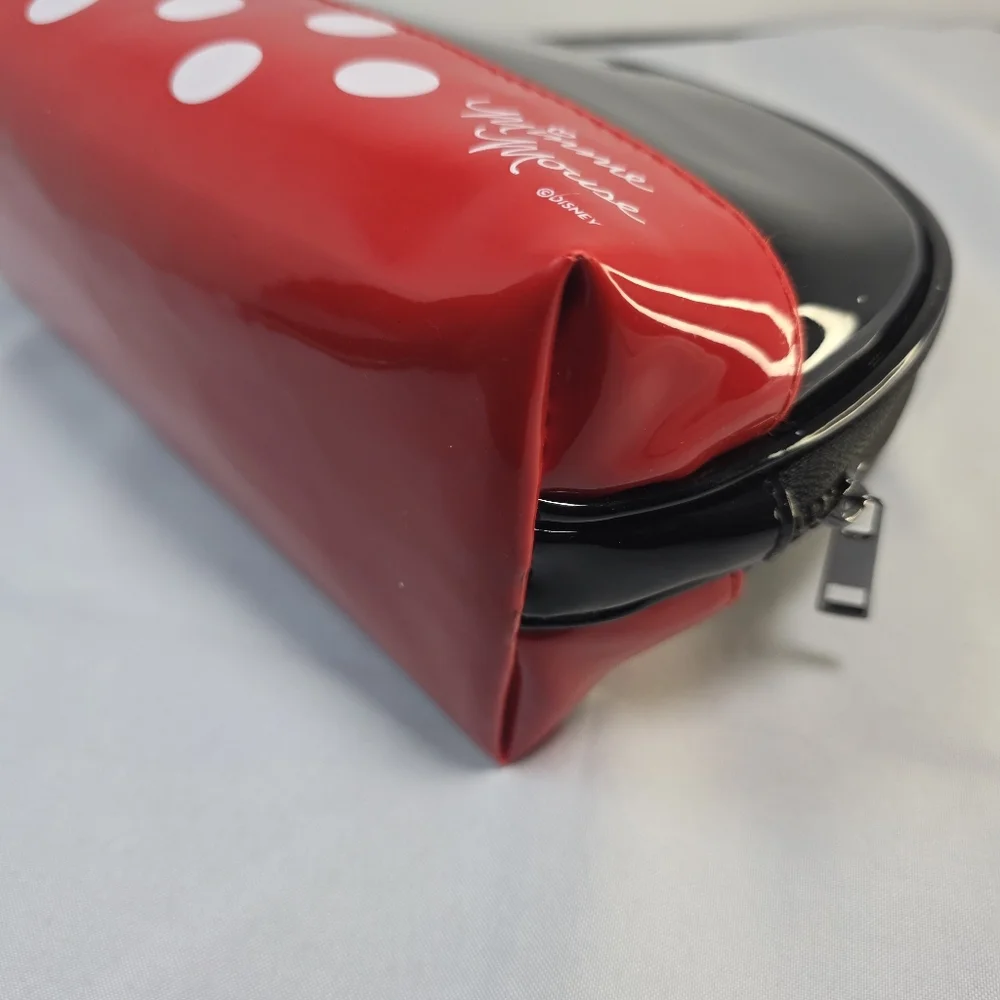 The Crème Shop Minnie Mouse makeup bag, Red & Black Polka Dot